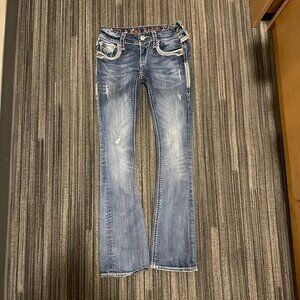 Women's Blue and Navy Jeans